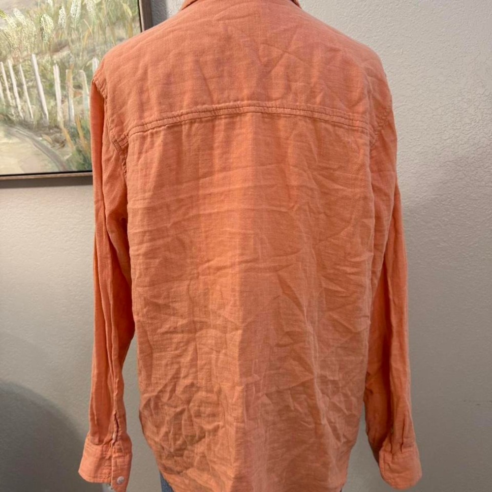 Universal Thread Orange Button Down Shirt - Size M - image 3